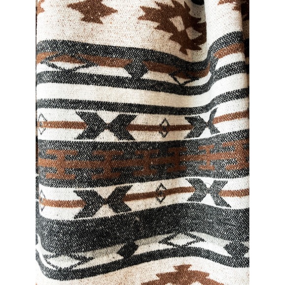 Handmade Southwestern Print Hooded Robe Jacket - Picture 15 of 16